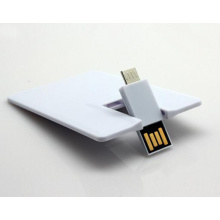 Высокая скорость Привод вспышки USB визитной карточки кредитной карты OTG флэш-диск для поощрения USB флэш-накопитель
